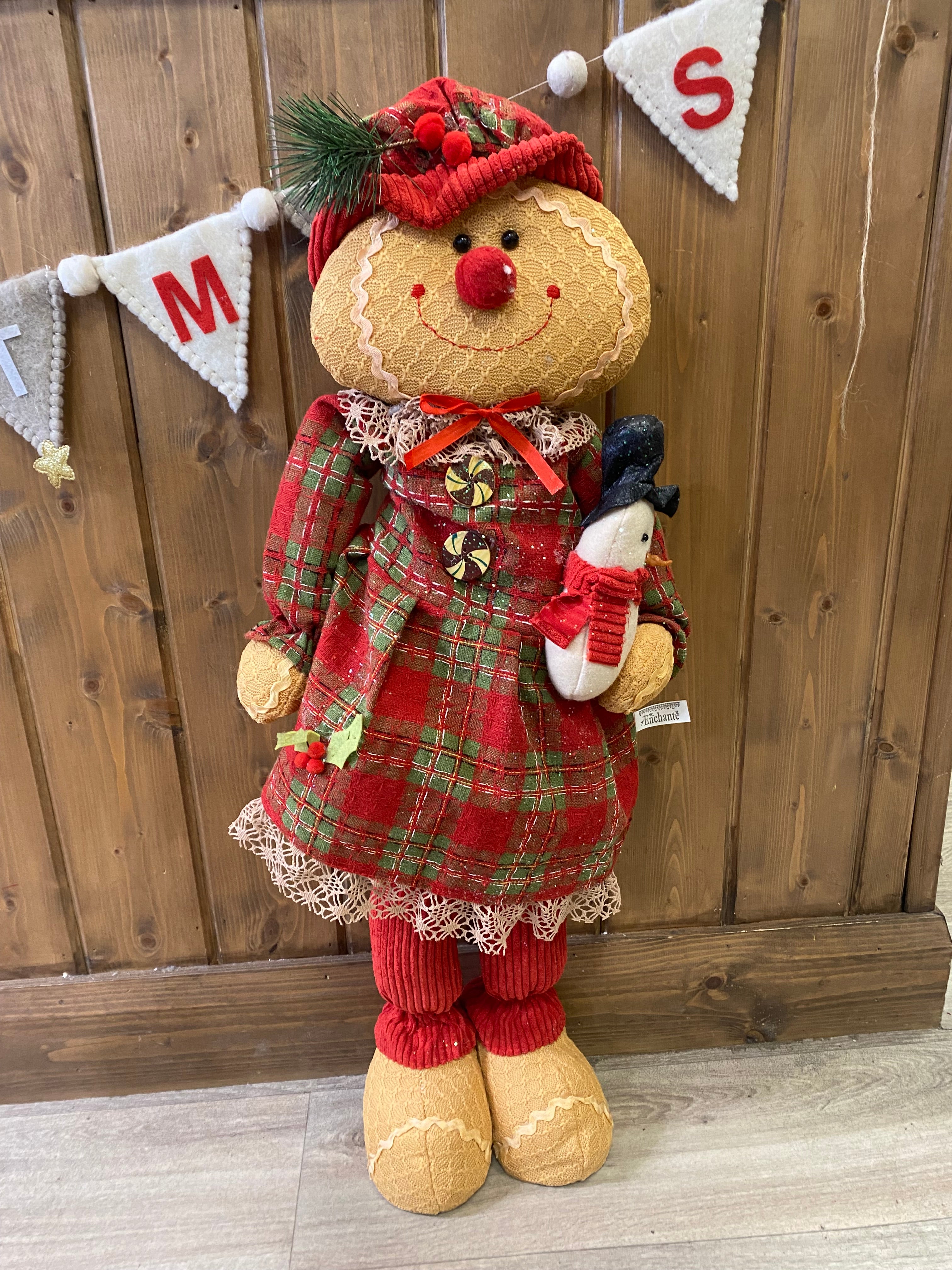 Standing gingerbread lady-tall