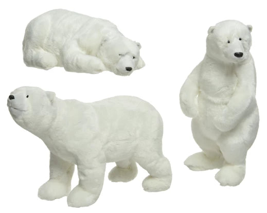 Polar Bear Faux Fur 26 cm (3 designs)