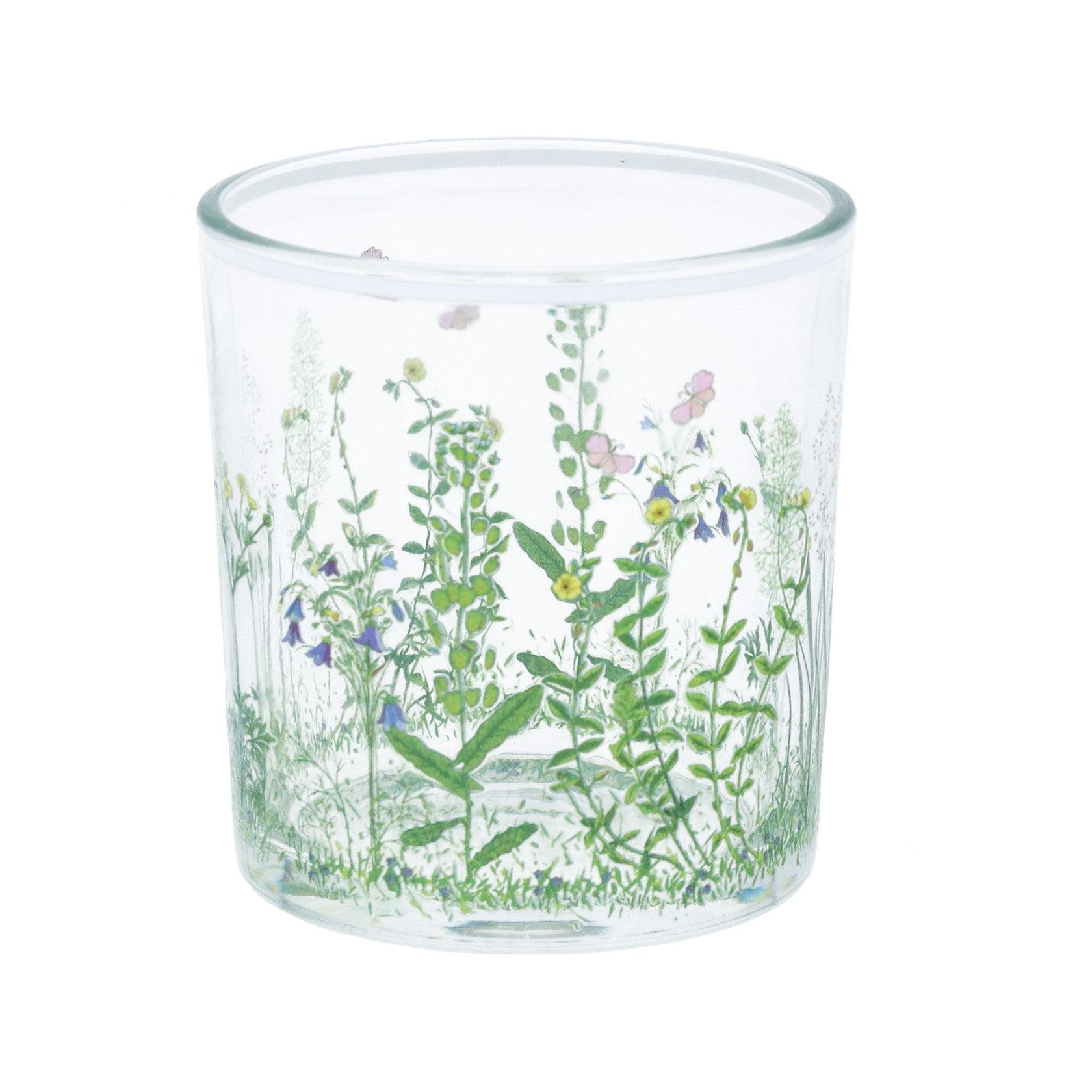 Wild Flower Meadow Mini Glass T-Lite