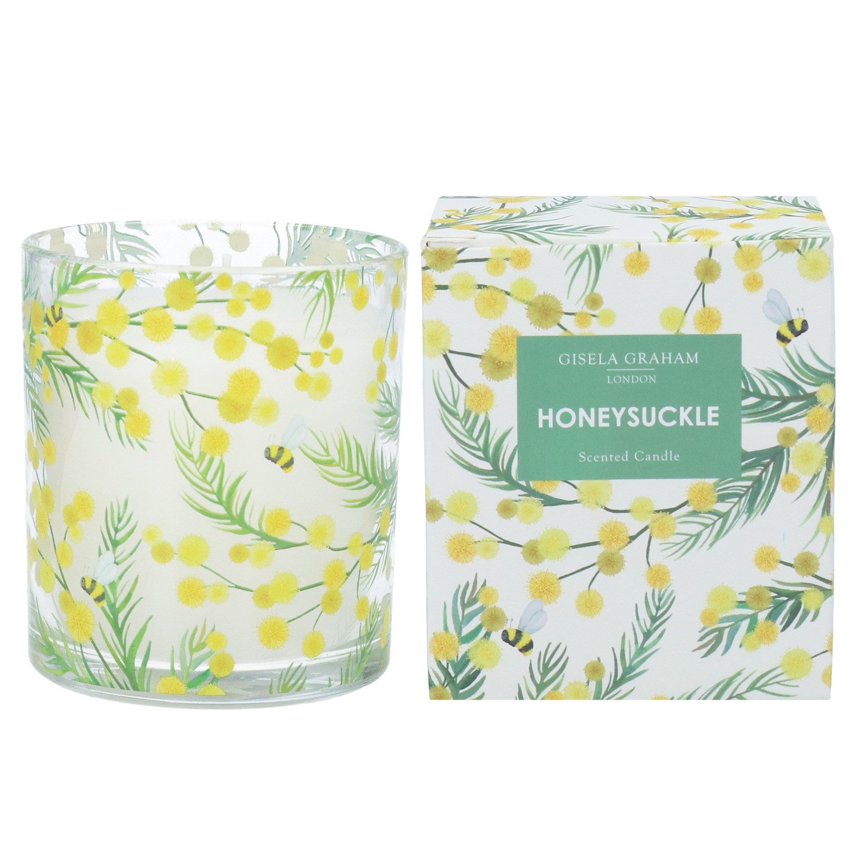 Honeysuckle scented candle (Large) - Mimosa