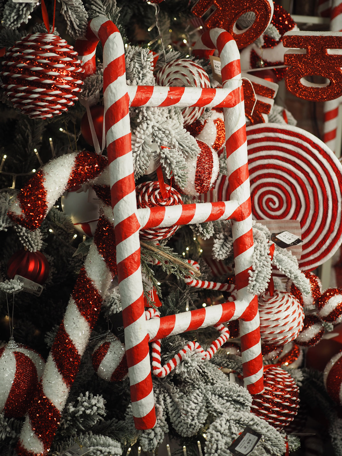 Candy cane ladders