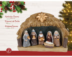 Nativity with Joseph, Mary, baby Jesus & 3 Kings