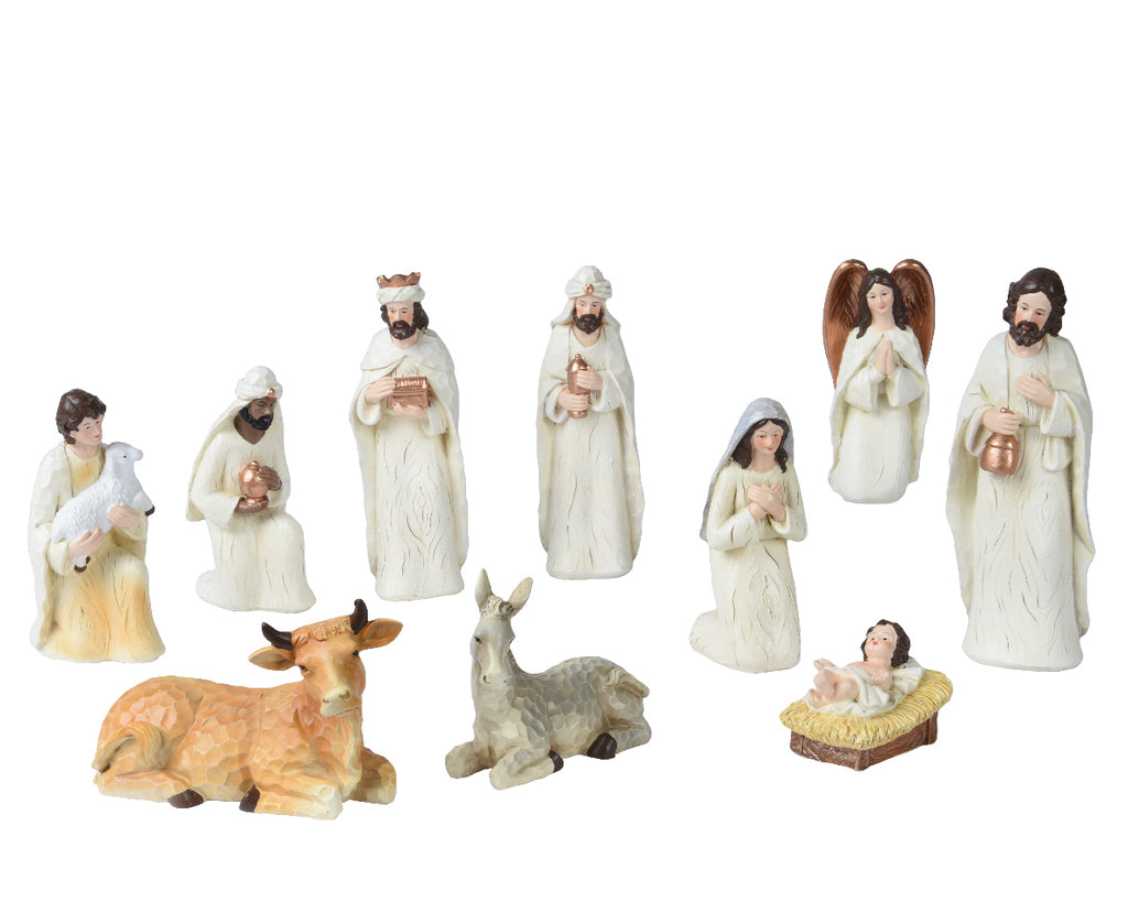 Nativity set (ivory finish)