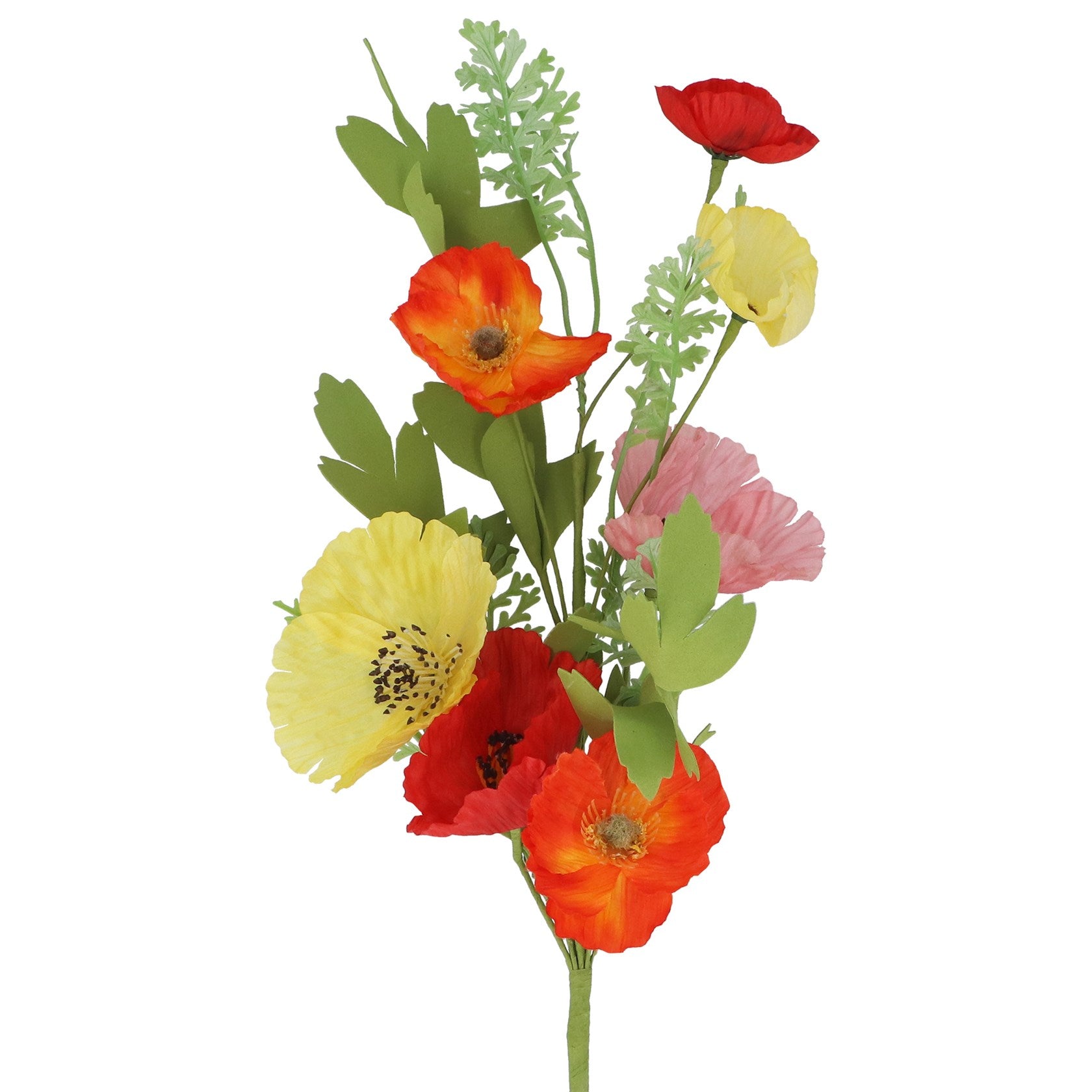 Mixed Poppies Spray