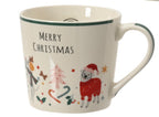 Christmas dog mug