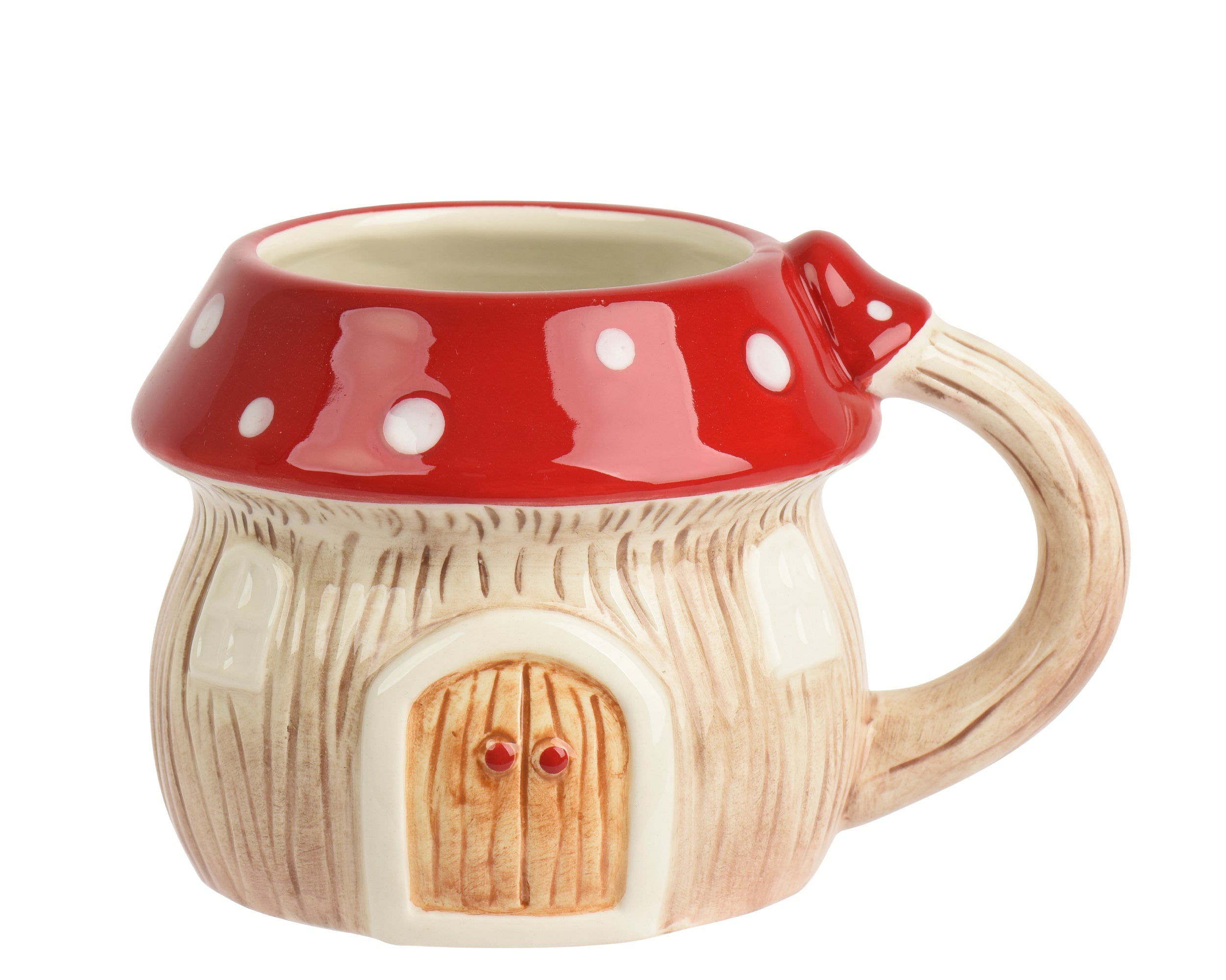 Toadstool house mug