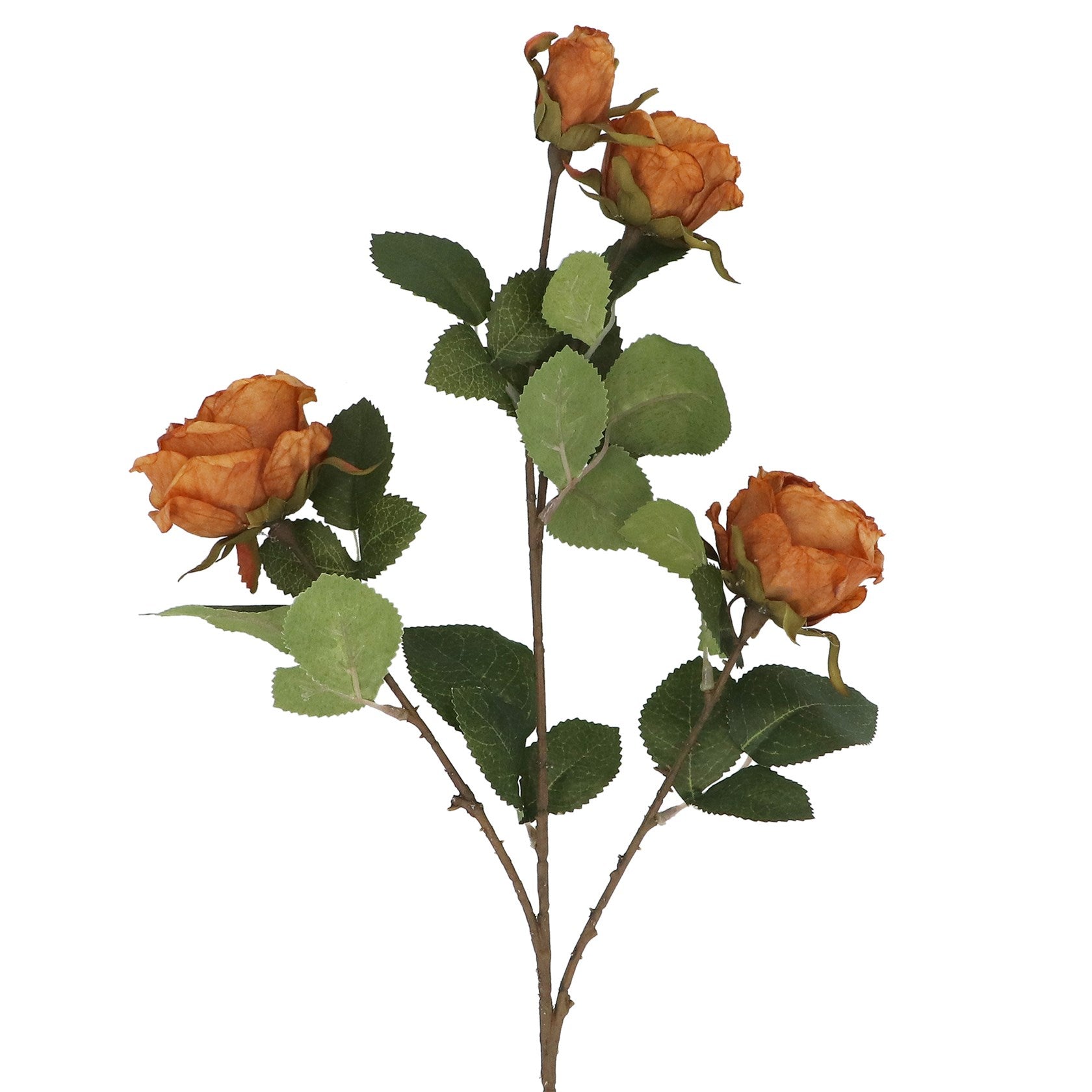 Antique yellow roses spray