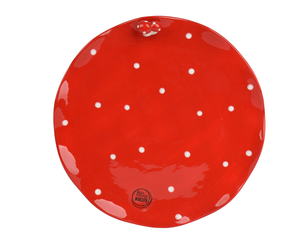 Toadstool style cake platter