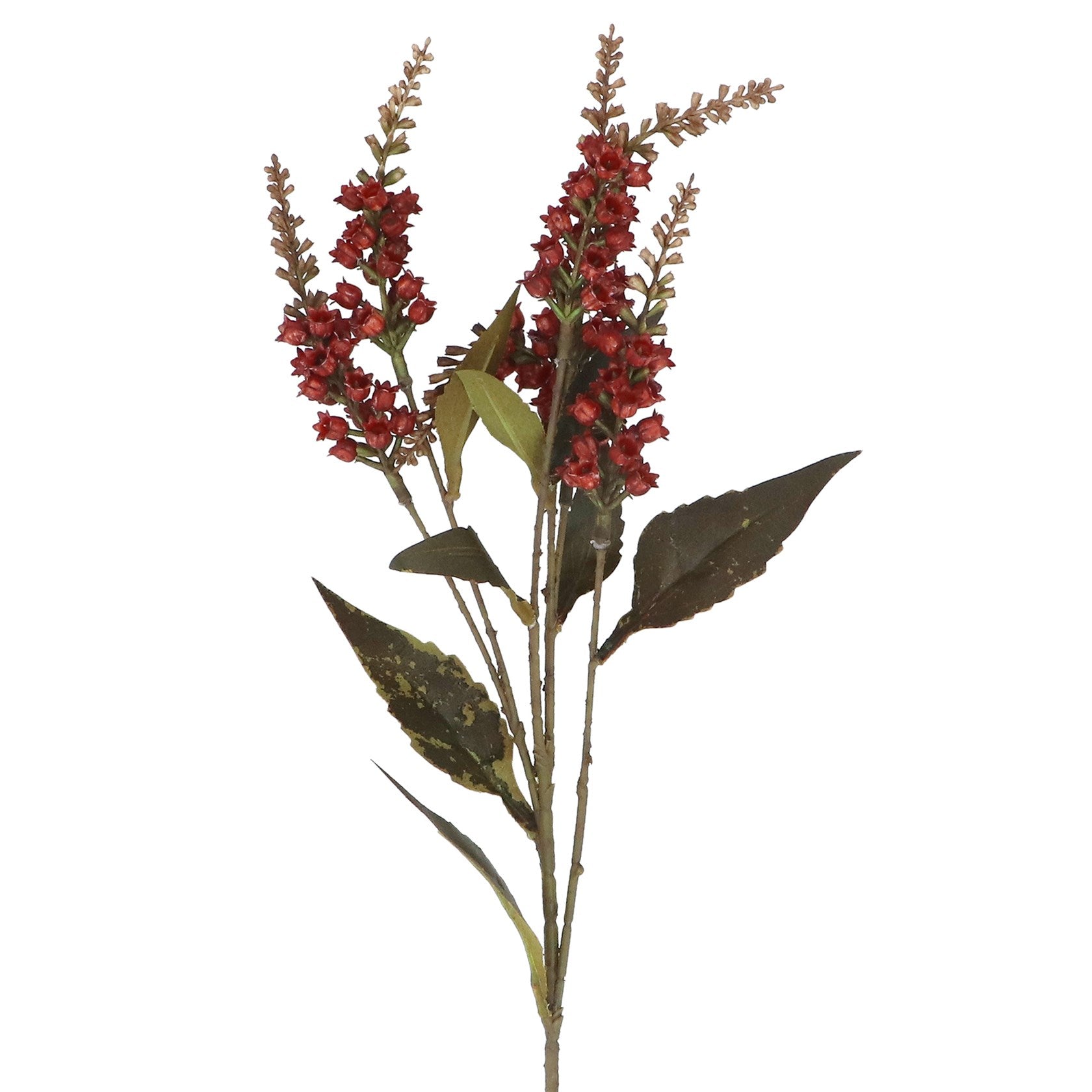 Burgundy mini bell flower spray