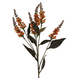 Sienna Orange Mini Bell Flower Spray