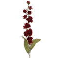 Antique burgundy mini Magnolia stem