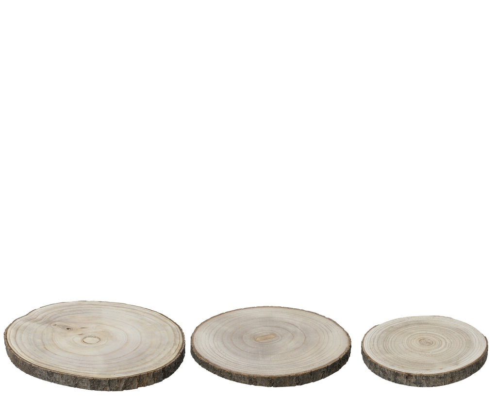 Wooden display plate