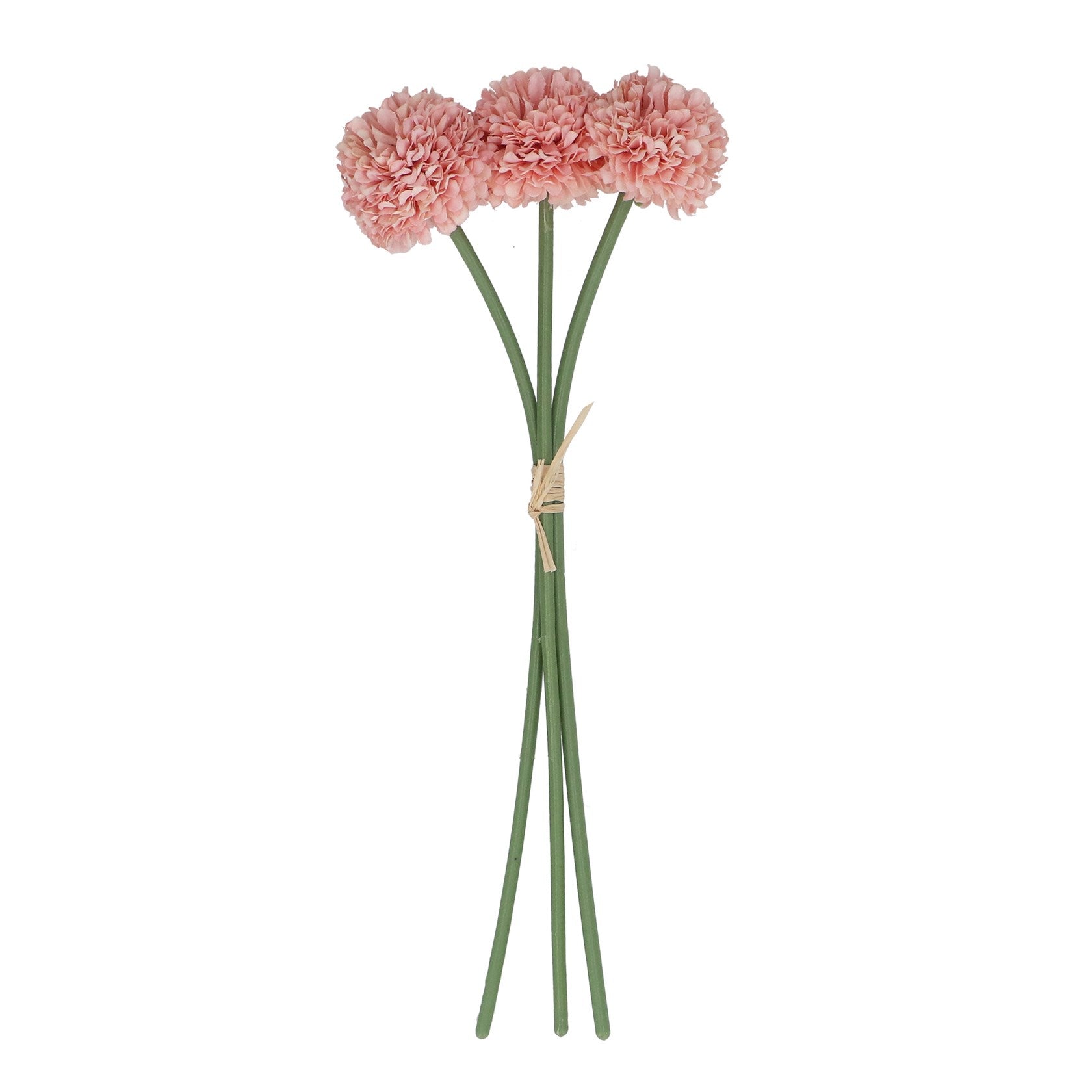 Pink mini ball Chrysanthemum pick