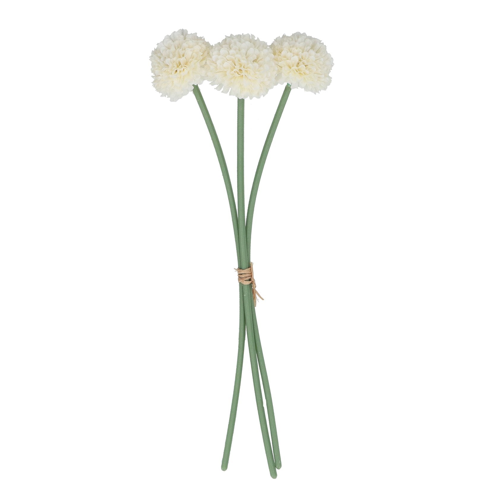 White mini ball Chrysanthemum pick