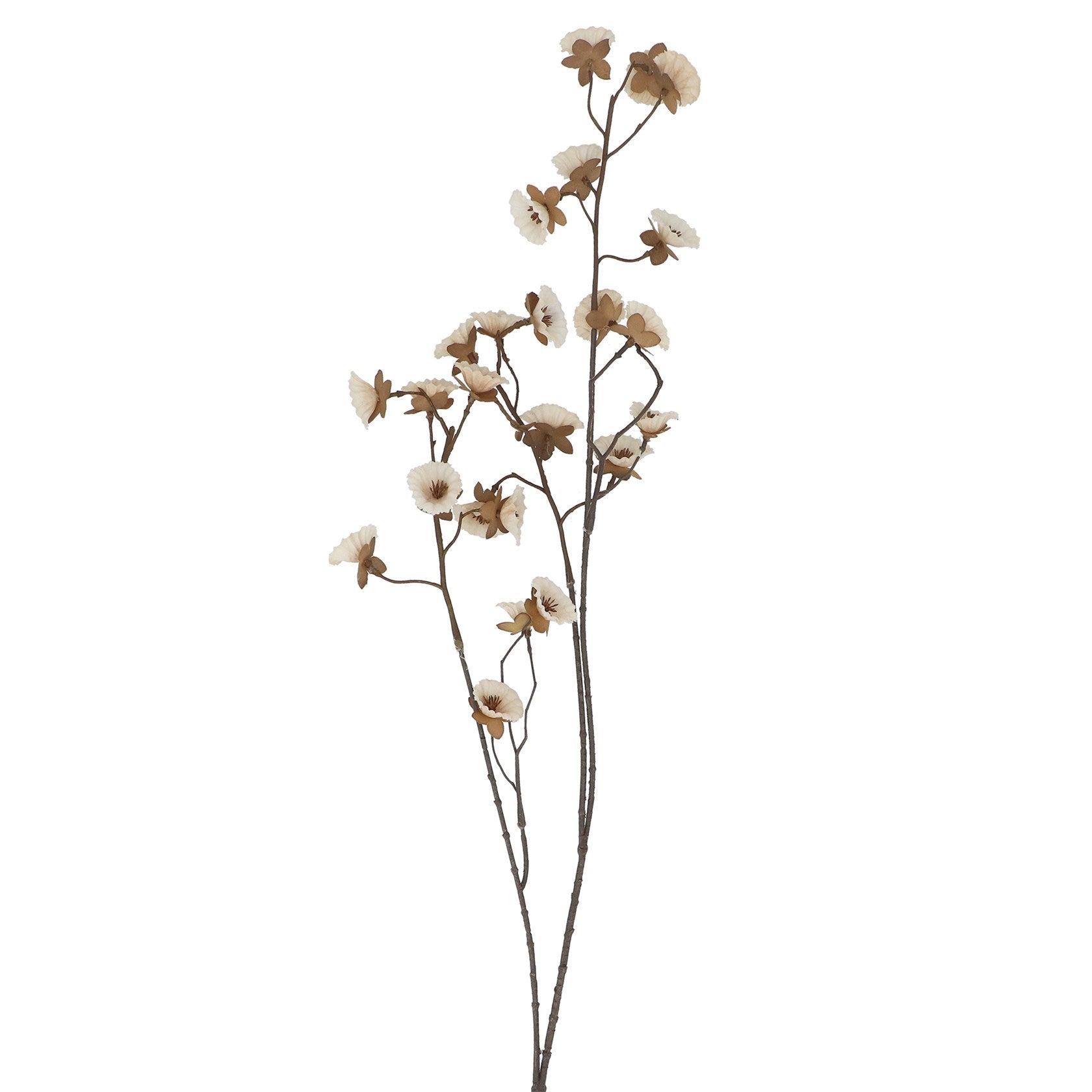 Antique cream mini morning glory branch