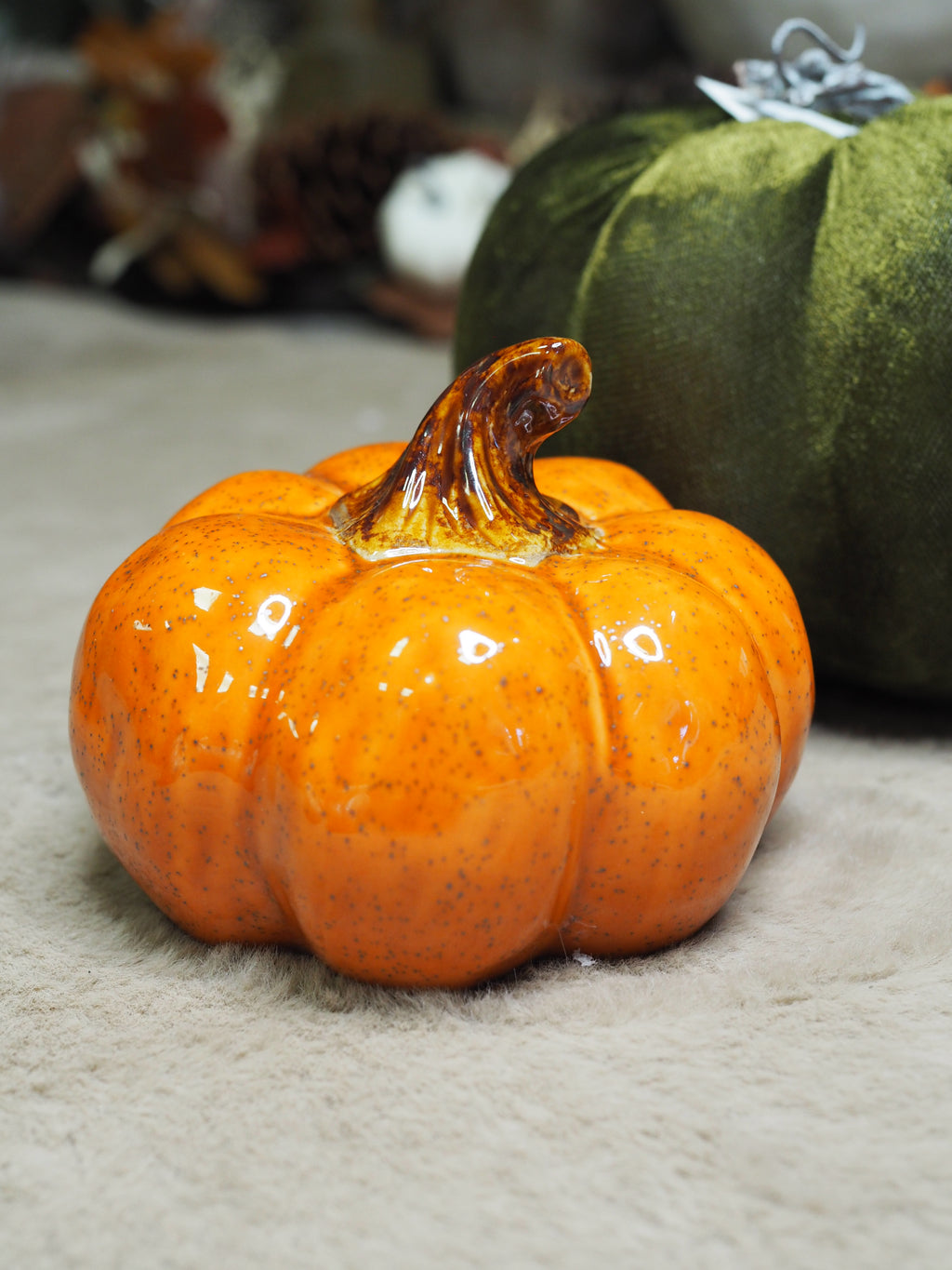 Porcelain orange squash
