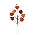 Autumn mix velvet pumpkin spray