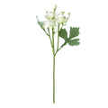 White rose & gypsophila mini pick