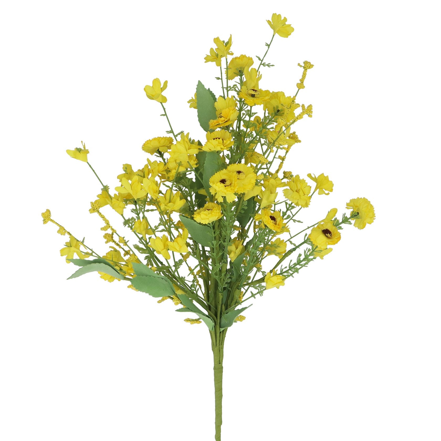 Mixed yellow flowers bunch