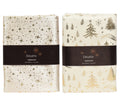 Cream and gold Christmas table cloths