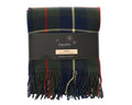 Traditional tartan throw