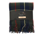 Traditional tartan throw