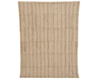 Luxurious cream faux fur throw