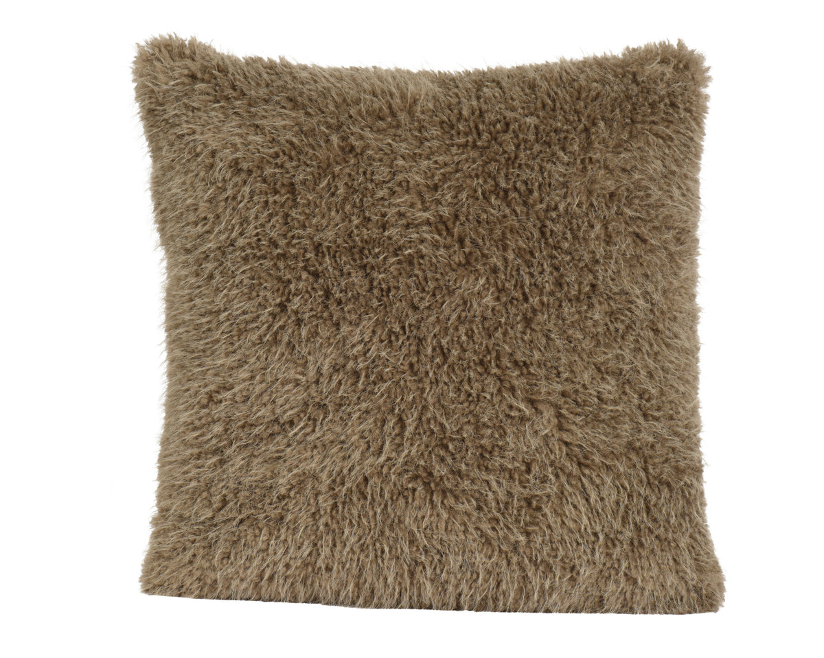 Smokey grey cosy cushion