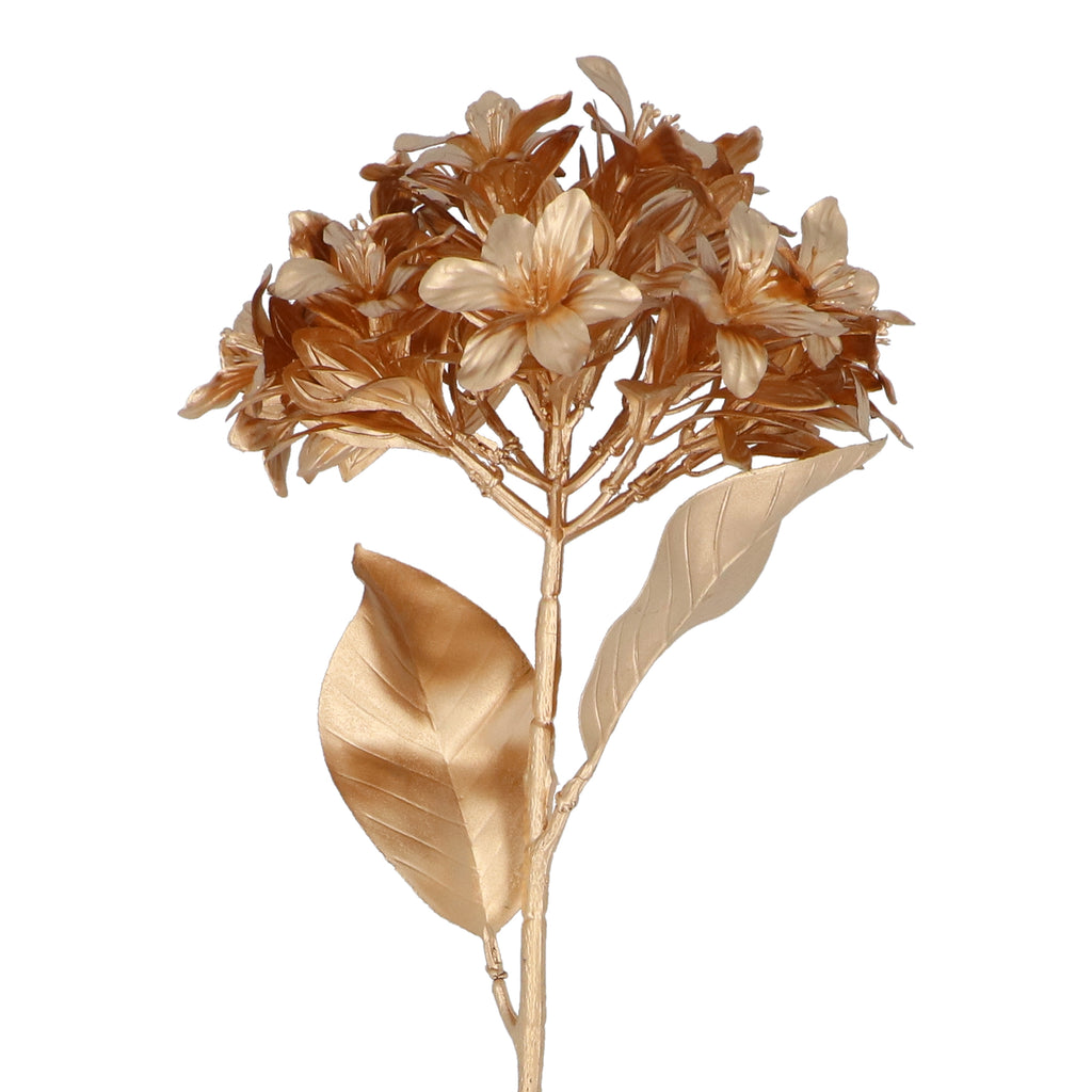 Matt gold hydrangea stem