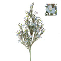 Blue floral blossom spray
