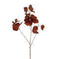 Antique orange pea blossom spray