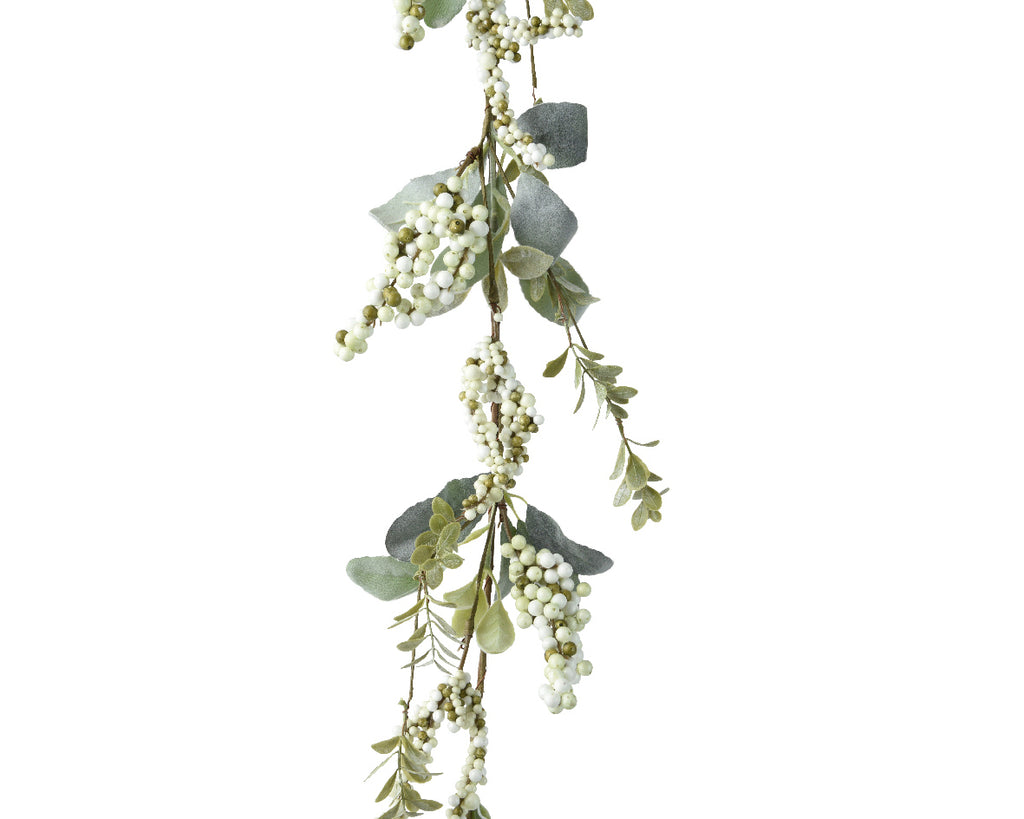 Glitter Foam Berry Garland