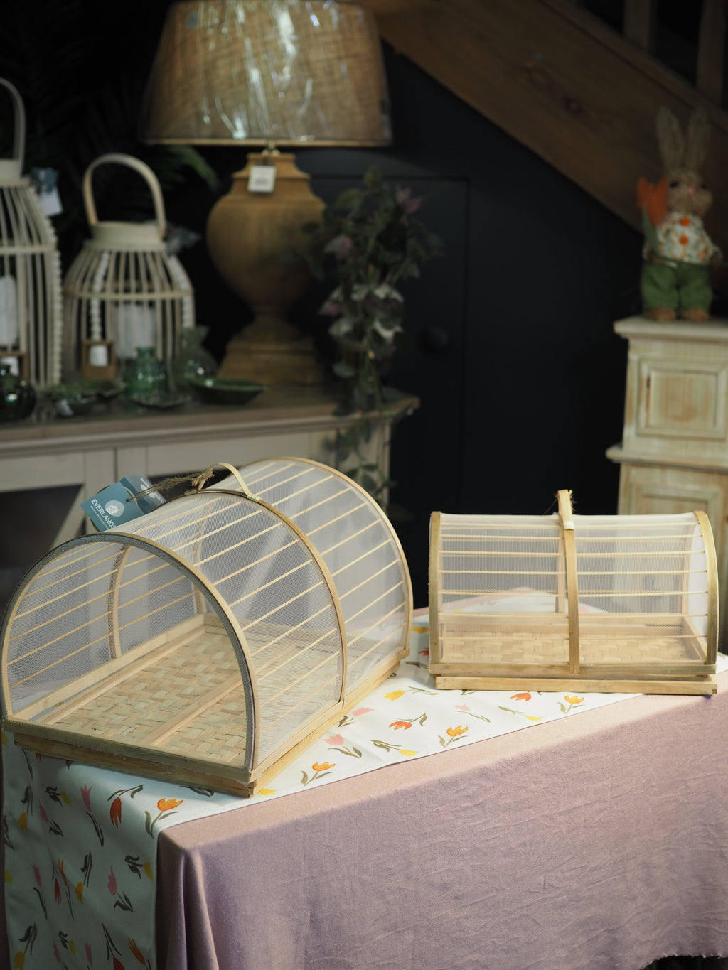 Rectangular Bamboo food covers