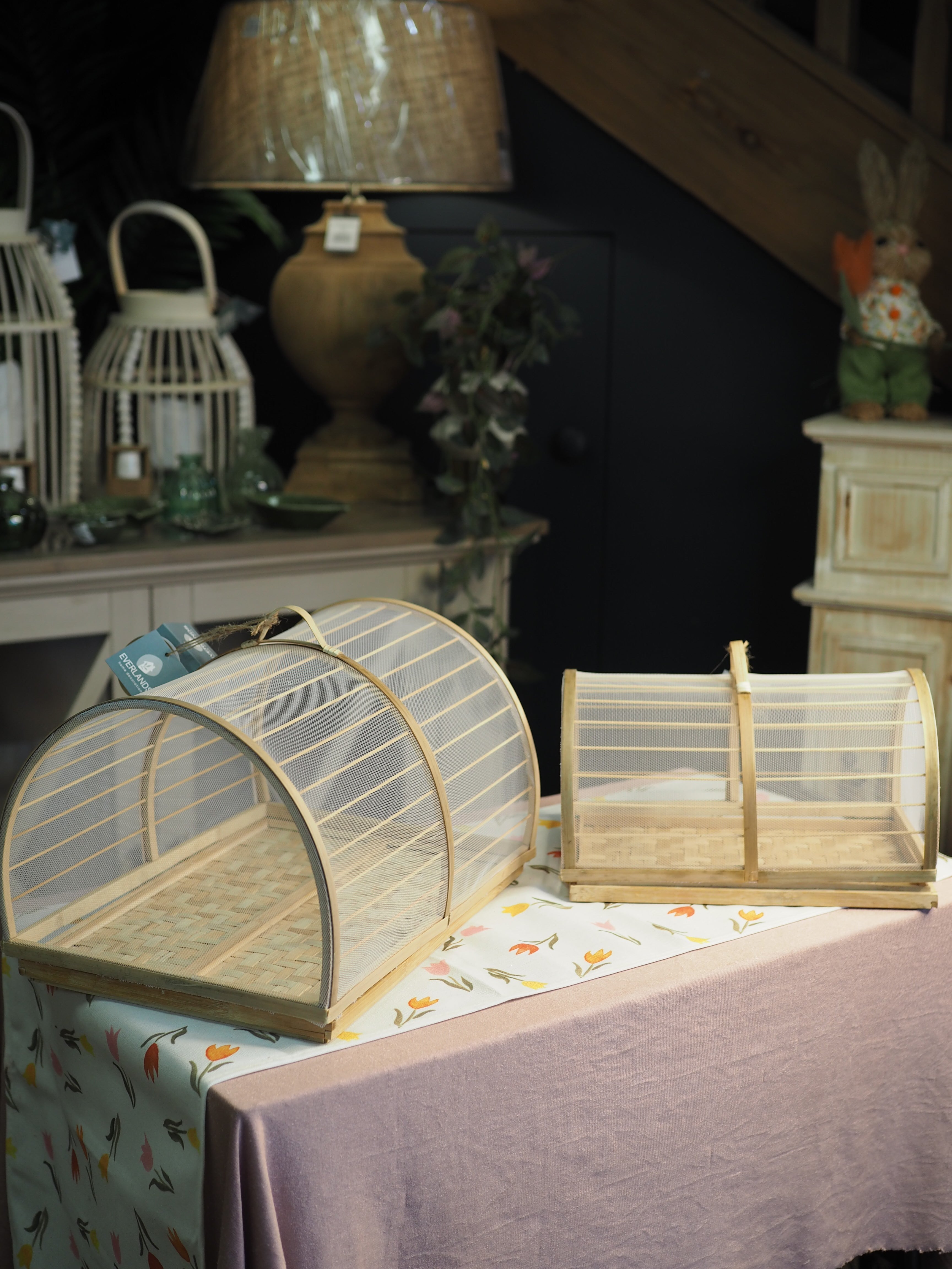 Rectangular Bamboo food covers