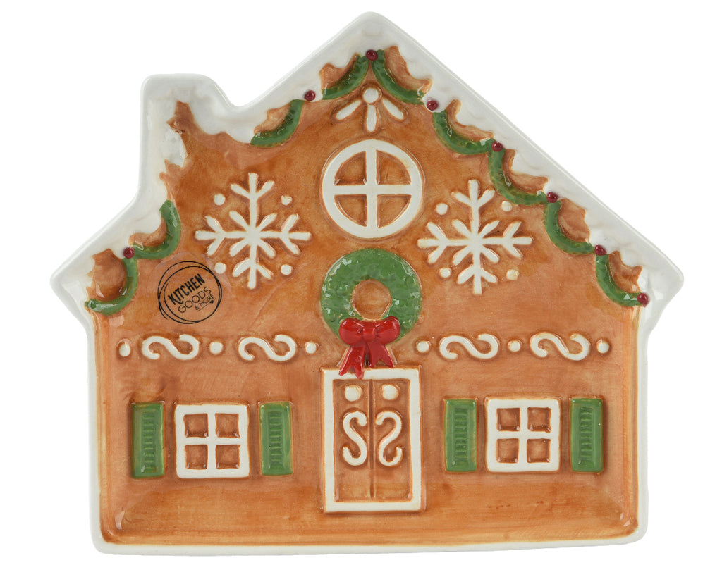 Gingerbread House Plate