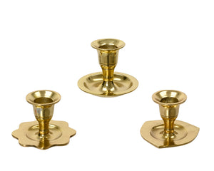 Gold antique style candle holder ( 3 styles )