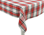 Tartan rectangular tablecloth