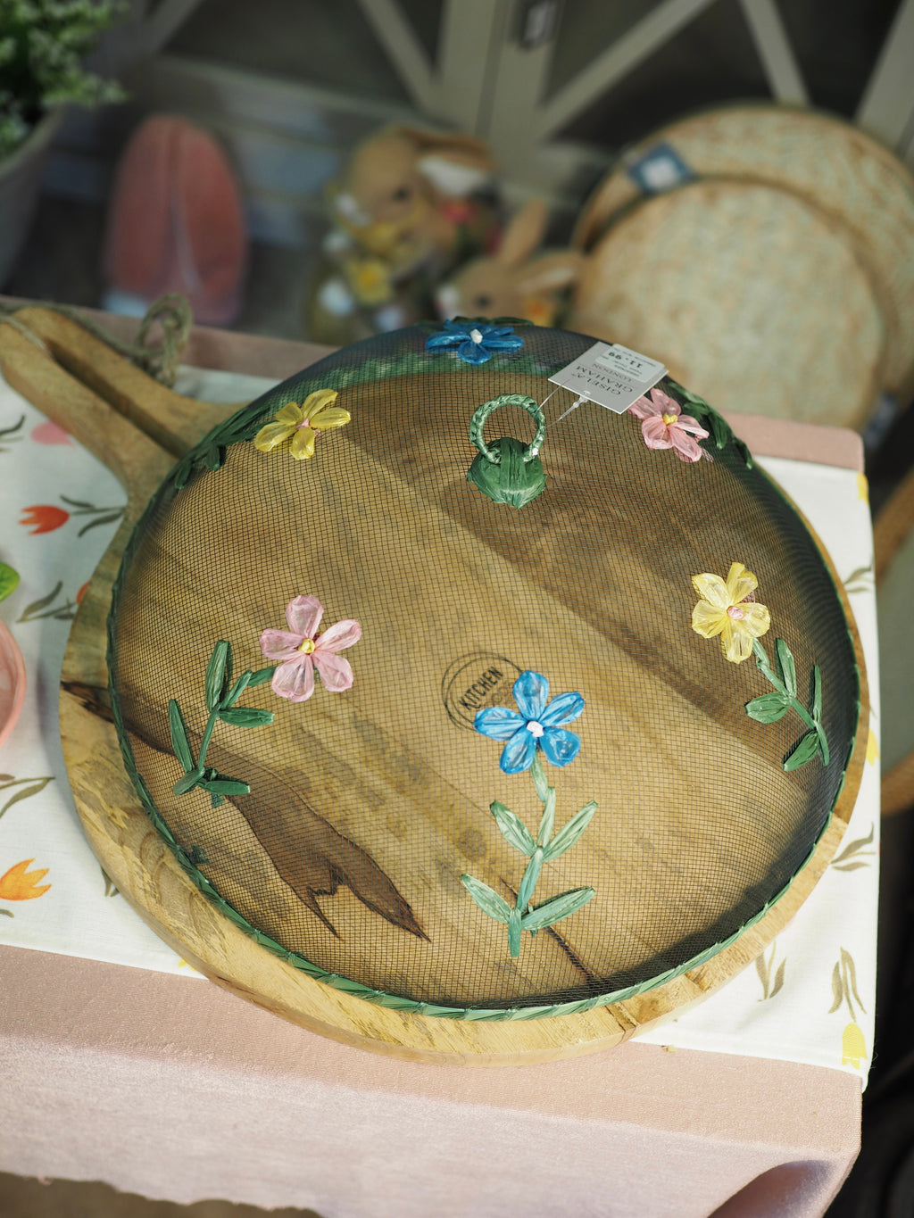 Floral stems food cover