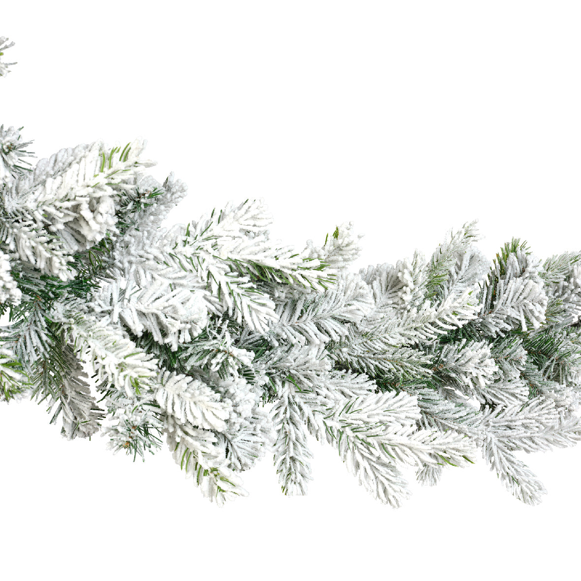 9Ft Snowy Grandis Indoor Garland