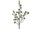 Frosted green snowball style spray, 80cm