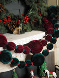Emerald bobble garland