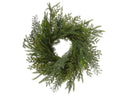 Green foliage wreath, 60cm