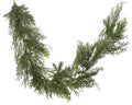 6ft Green foliage garland
