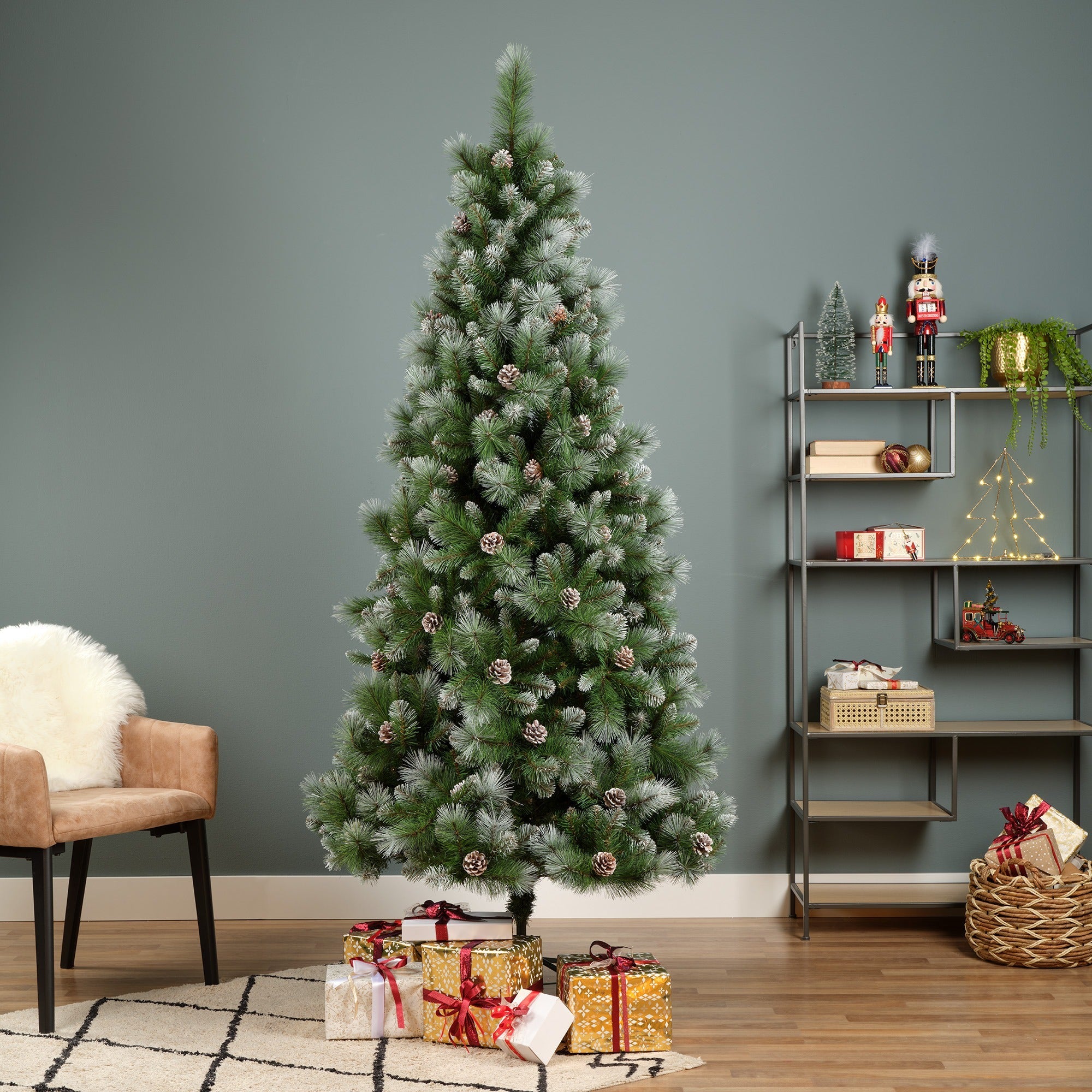 Norwich Pine Frosted 7ft Christmas Tree