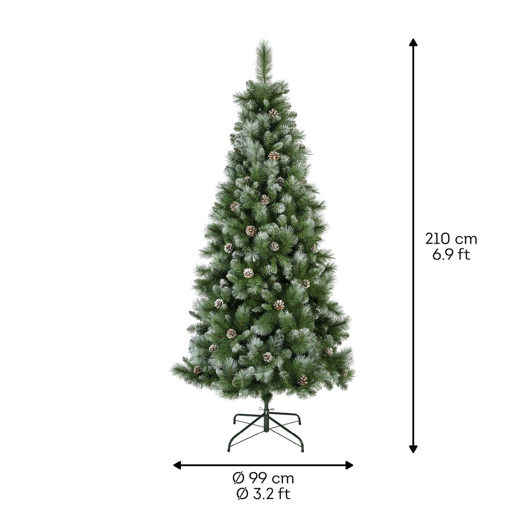 Norwich Pine Frosted 7ft Christmas Tree
