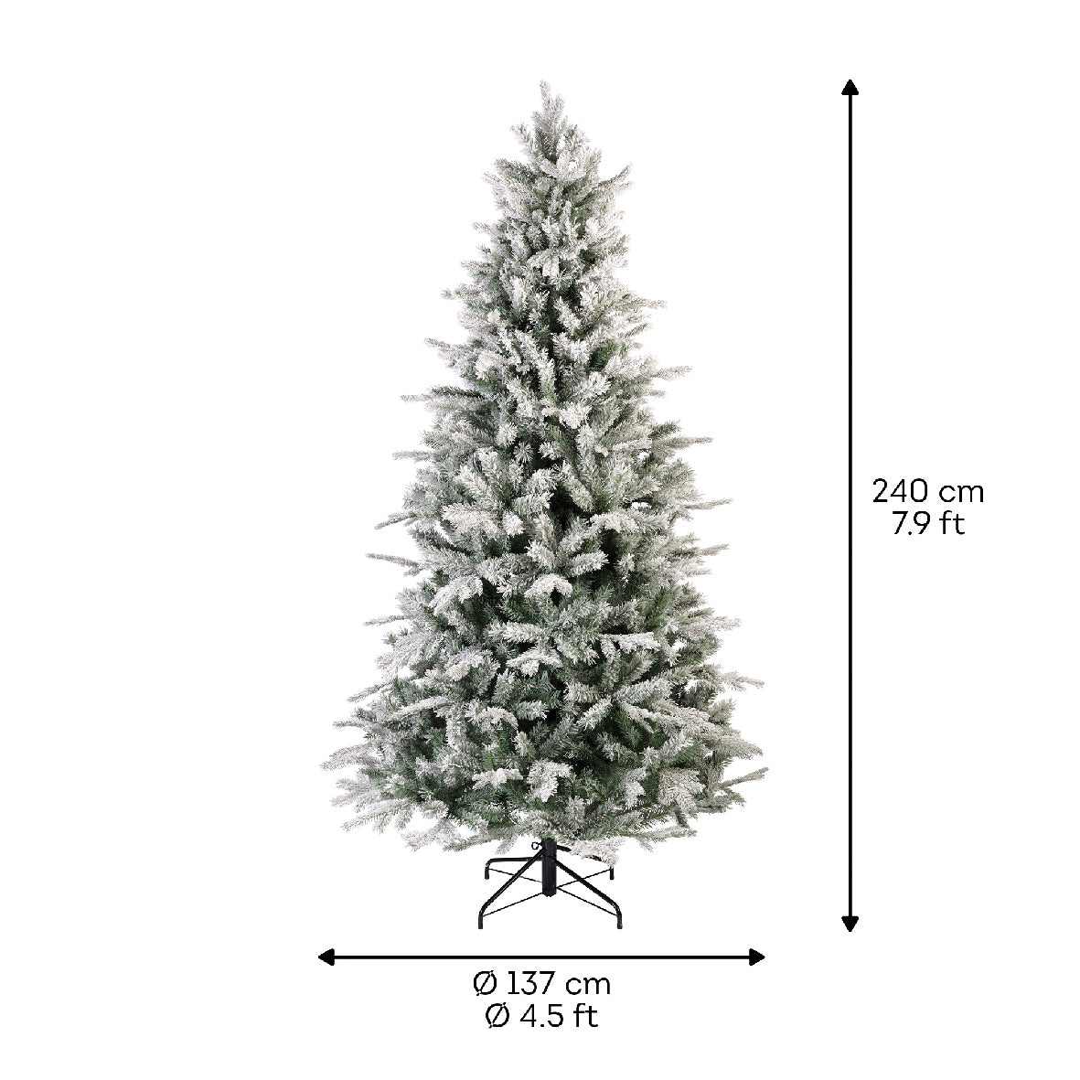 Frosted Vermont 8ft