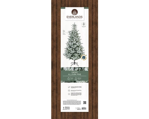 Allison Pine Snowy 5ft Christmas Tree