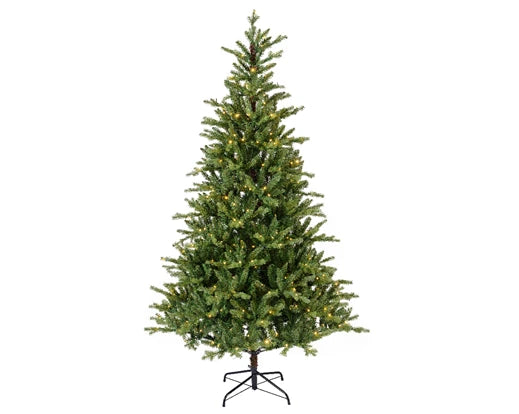 Allison Pine Pre-Lit 7ft Christmas Tree