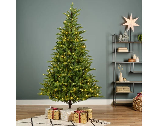 Allison Pine Pre-Lit 7ft Christmas Tree