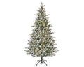Allison Pine Snowy Pre-Lit 7ft Christmas Tree